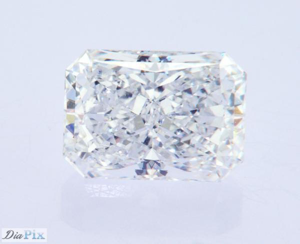Radiant Cut 2ct como CVD Lab cultivado Diamantes brancos cultivados com certificação IGI