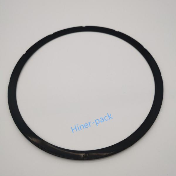8 Inch Black Separator Hoop Ring PP Material Wafer Accessory Used For Semiconductor Transportation