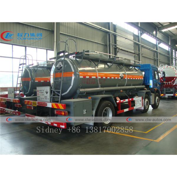 Euro 3 FAW 6x2 Chemical Transport Truck For Sulfuric Acid