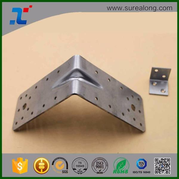 Taille personnalisée renforcée d' estampage chrome 90 degrés fer angle support pour B2B