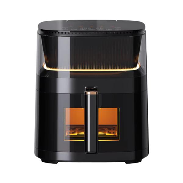 Cuisinier à air frais multifonctionnel en acier inoxydable 5L Petit carré intelligent Utilisation électrique domestique saine