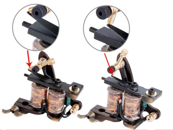Handcrafted Copper Coil Tattoo Machine 10 Wraps Pure Brass Coils For shading 8 Wraps For Lining