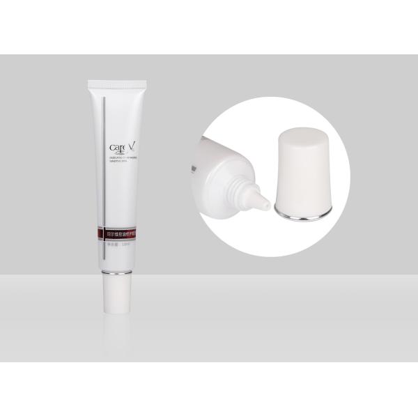 Custom Empty Plastic Cosmetic Squeeze Tube D22mm 10-30ml Eye Cream Liquid Foundation Tube With Nozzle