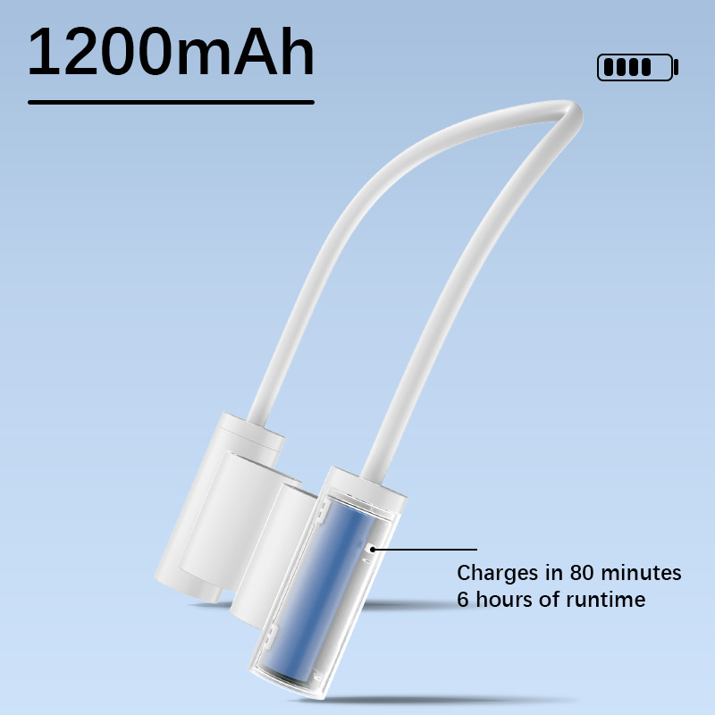 Hands Free Bladeless Neck Fan with Magnetic Detachable Design Rechargeable  Adjustable for Office Outdoor