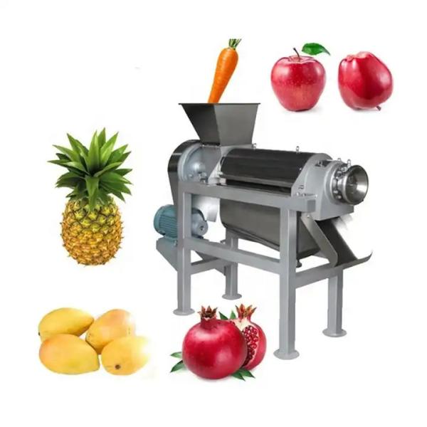 304 Stainless Steel Coconut Milk Screw Industrial Fruit Apple Watermelon Orange Juice Crusher Juicer Extractor Machine