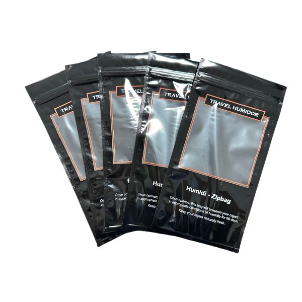 Customizable Moisture-Retaining Cigar Flat Seal Bag with 69% Humidity Retention Eco-Friendly 3-Side Seal Made of CPP Plastic