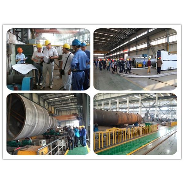 Double Drum Industrial Water Tube Boiler , Gas Fired Fuel Longitudinal Drum Boiler