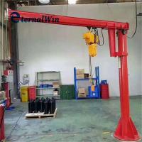 Cranes elétricos de cantilever personalizáveis com velocidades de elevação variáveis