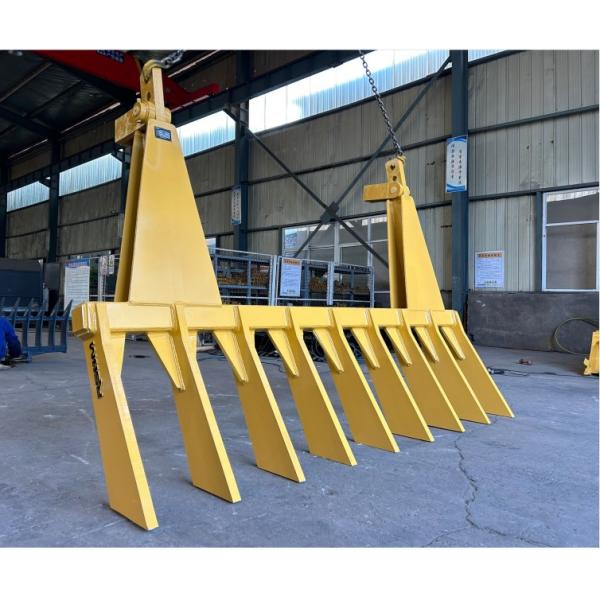 Stick Rake Grapple Root Rake Bucket for Strong Rock Dozer Construction Works