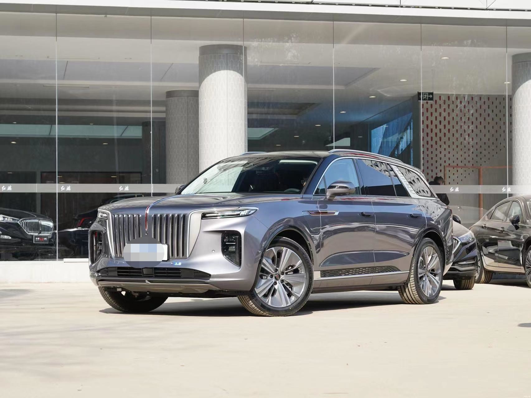 Места Hongqi E-HS9 2022 690KM Qixiang EV большие SUV 6 ИСПРАВЛЯЮТ шестерня AWD