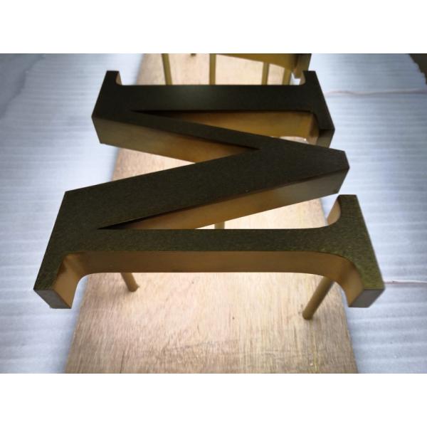 Stainless Steel Backlit Channel Letter Signs 40mm Depth 4000K