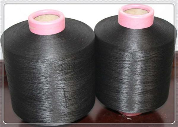 A cor preta Textured o elevado desempenho 75D/72F tingido de DTY o fio de nylon