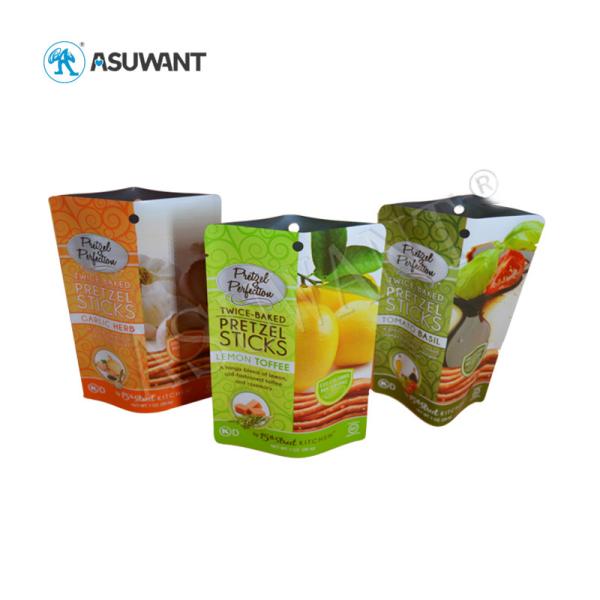110-130 Mic Thickness Ziplock Mylar Food Storage Bags Eco Friendly For Snack