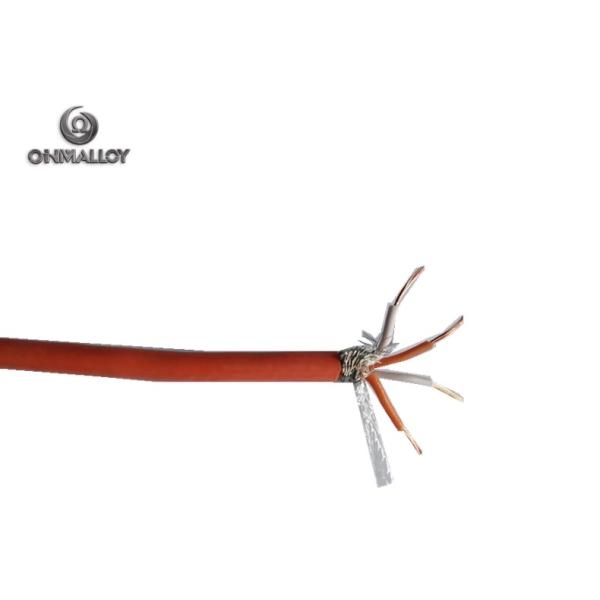 ケイ素のゴムによって絶縁されるNiCr NiSiタイプK償いワイヤー0.12-1.5mm直径