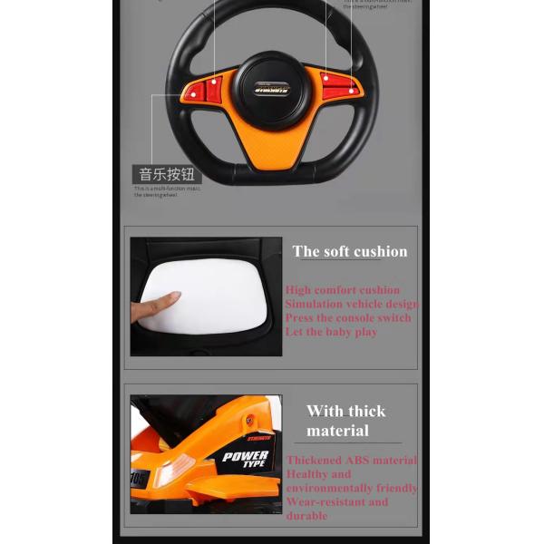 2023 Niños Tractor eléctrico En coche para niños 6V Jugador de música Rango de edad 5-7 años