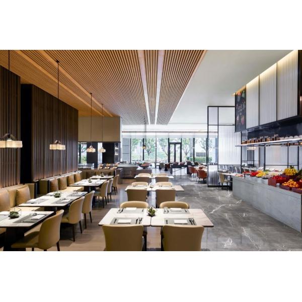 Дизайн облицовки древесины золы группы международного отеля Marriott упрощенный мебелью