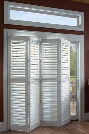 indoor 100% basswood folding shutters for windows and doors with frame and rail