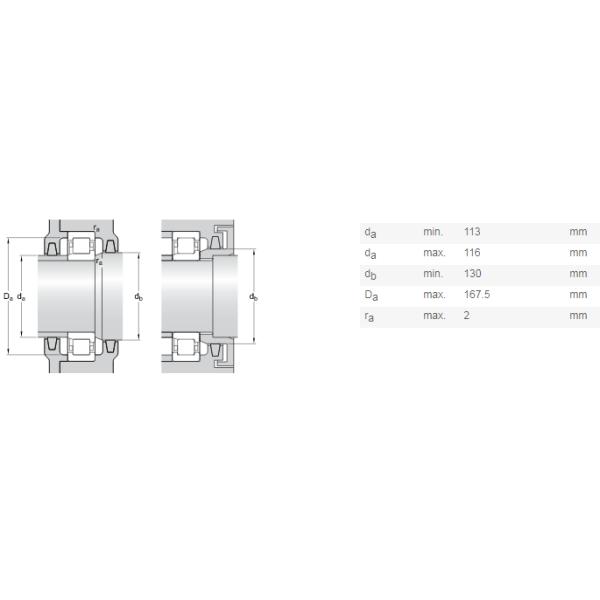 NJ 220 E Cylindrical Roller Bearing Straight Bore 100 mm ID 180 mm OD 34 mm Width C0 Internal Clearance