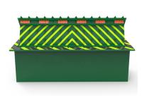 Lumière hydraulique complètement automatique de la sécurité LED de barrières de route avertissant l'alimentation de l'énergie 380V