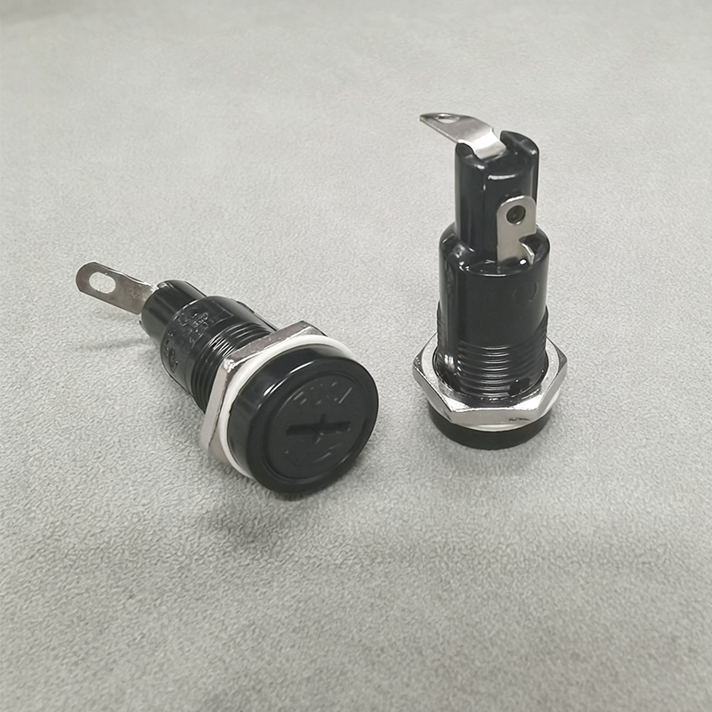 H3 5x20MM Glass Ceramic Tube Panel Mount 10A 250V Waterproof Fuse Holder