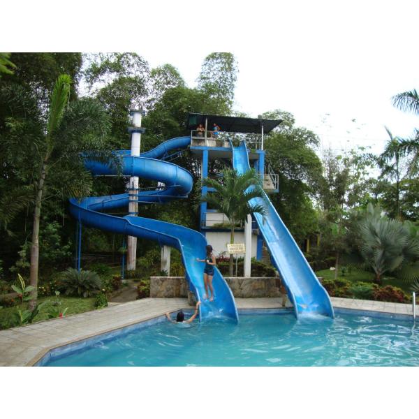 OEM Водный тематический парк Оборудование Бассейн Поездки Горячее оцинкованное стальное стекловолоконное горки