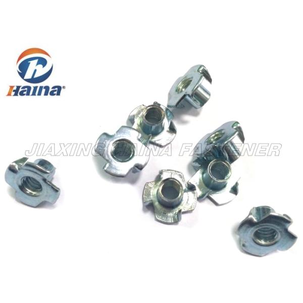 Plain Finish Zinc Plated Tee Stainless Steel Nuts Four Claws Nut 731816 HS Code