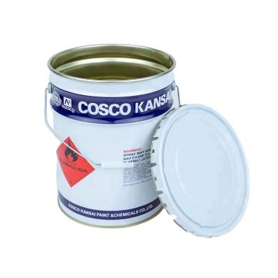 Eco Friendly Recyclable Metal Paint Bucket Customized For Chemical Protection