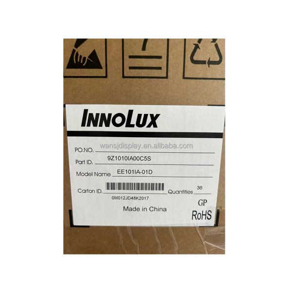 10.1 inch 1280x800 WXGA TFT-LCD CELL for Innolux EE101IA-01D FOB PAD Tablet Industrial Implementation without Backlight