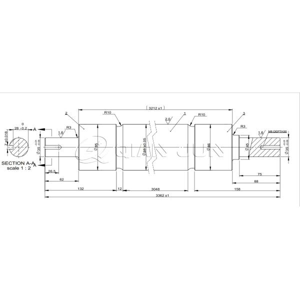 Southtech Yuntong Glass Tempering Machine Ceramic Roller Fused Silica