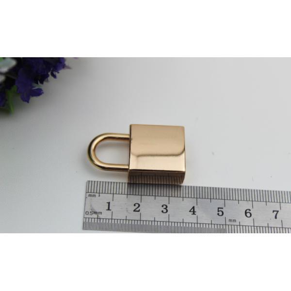 Handbag hardware wholesale light gold zinc alloy metal decorative lock and key