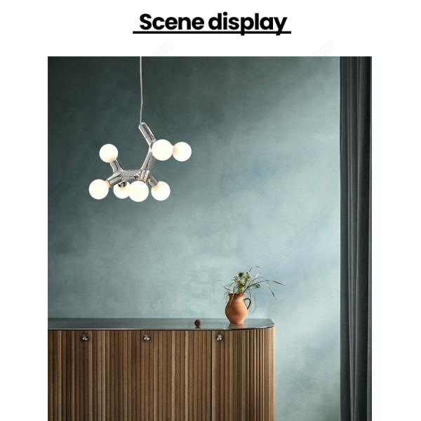 Nordic Copper Chandelier For Dinning Room Modern Living Room Glass Chandelier(WH-MI-444)