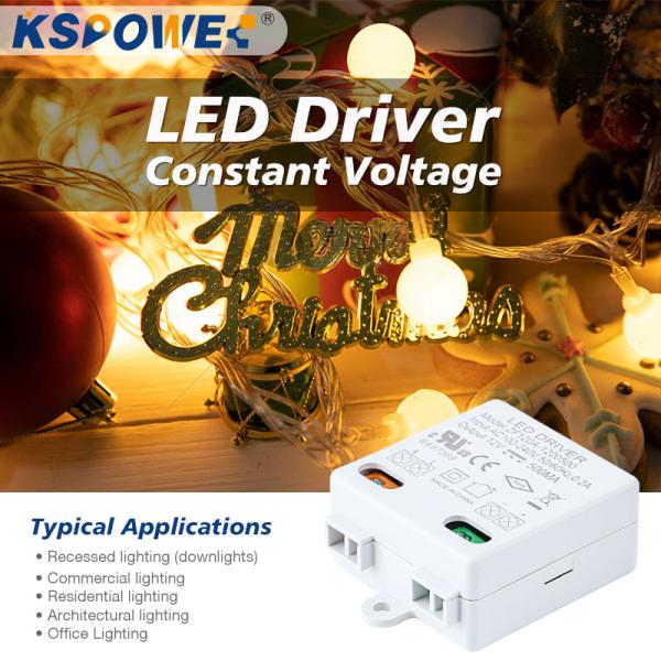 IP20 6W 12V 0.5A LED Lighting 76*38*23mm Celling Light 100-240 VAC Power Supply 12V 500ma Constant Voltage LED Driver