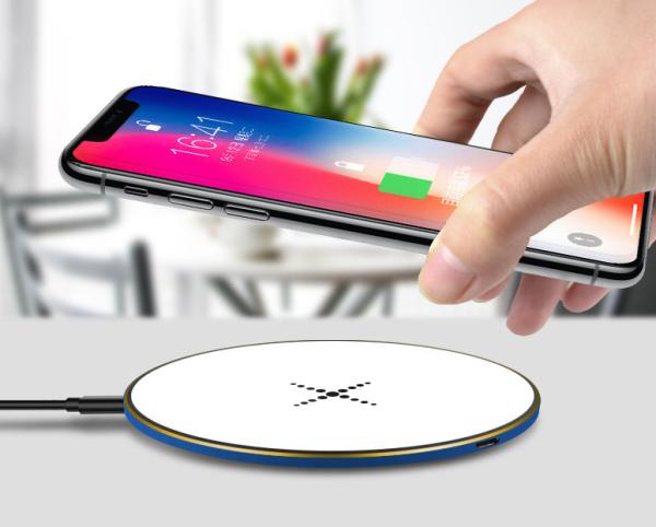 ABS + Rubber Wireless Charging Power Bank 10000mAh / Portable Smart Phone Wireless Charging Pad