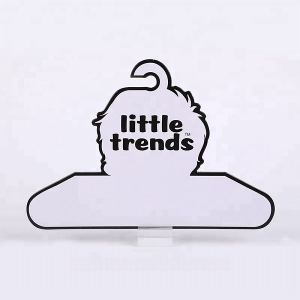 FSC Specially Shaped Paper Dog Clothes Hanger Custom Size Eco Friendly Biodegradable