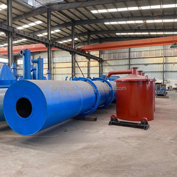 22kw Gas Heating Wood Sawdust Cyclone Dryer Rotary Drum Sawdust Dryer Spare Parts
