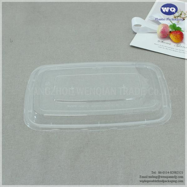 Plastic 3 Compartments Bento Box-Disposable Food Storage Containers-Disposable Plastic Containers-Disposable Lunch Boxes