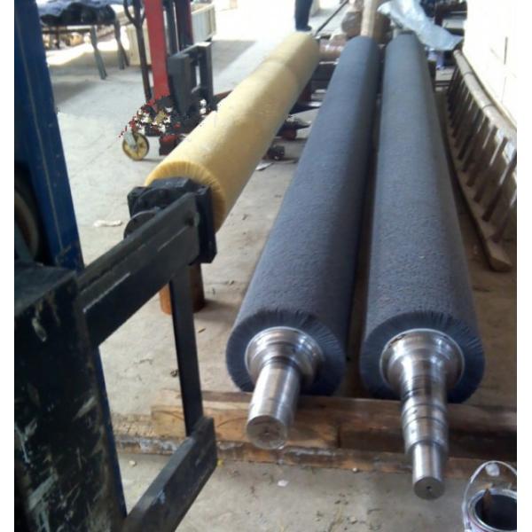 Промышленный ролик щетки ролика щетки стального провода медный покрытый высокотемпературный устойчивый полируя