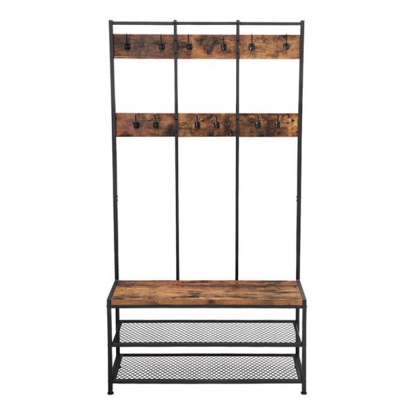 Large Coat Rack for Hallway, Industrial Coat Stand for Sale, Hallway Coat Rack, UHSR86BX