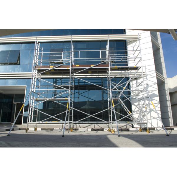 Protable Folding Mobile Painting Plastering Scaffold Tower Aluminum Platform