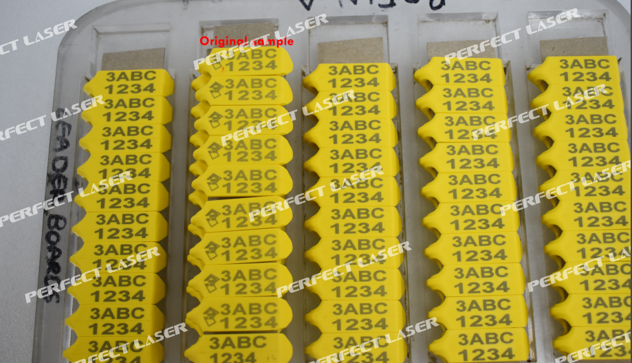 20W 30W 50W Вертикальная многостанционная проточная бирка для животных Пластиковые детали Волоконно-лазерная маркировочная машина
