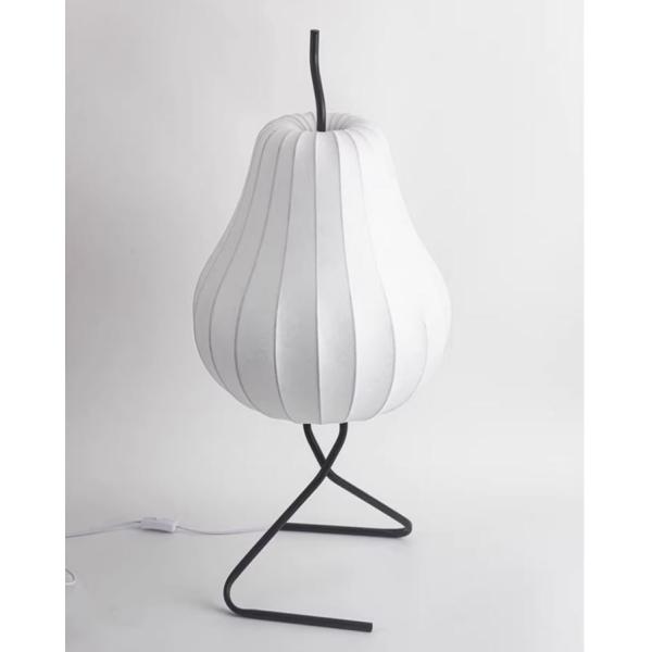 JYLIGHTING Créé Japandi Wabi Sabi Style Pear Matrail en fer Morden Éclairage de sol pour le salon Lampes de sol de concepteur