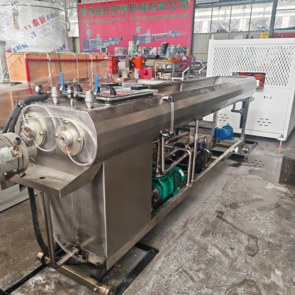 PVC Water Supply Sewage Pipe Making Machine Twin Screw Extrusion Line Plastic Pipe Production