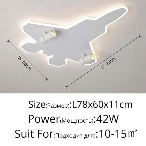Boy Room Lighting Baby Room Kids Bedroom Ceiling Light Airplane Lamp(WH-MA-305)