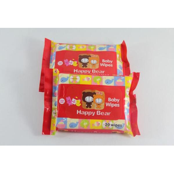 El bebé antiséptico disponible mojó los trapos Flushable para la cara/la mano, tamaño de los 20x15cm