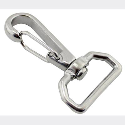 Durability Stainless Steel Snap Hook Simple Square Ring Cardan Hook for industrial