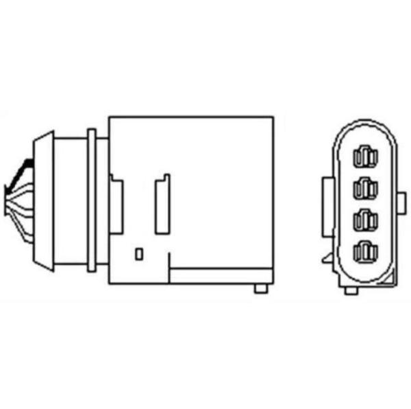 Bosch Siemens VW Car Oxygen Sensor Lambdasonde For 0258005230 A2C59513315Z 03D 906 265 A