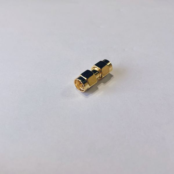 Brass Plated RF Adapter N Type Female to Female DC-6GHz Gold-Plated PTFE Insulator