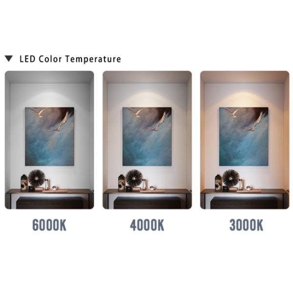 Deep Reflector LED Ceiling Spotlights White Black RoHS Led Commercial Downlights