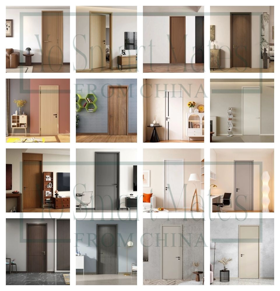 Water Resistant Modern Classic Style Solid Wood Interior Door with Large Quantity Supply for Residential and Commercial Projects