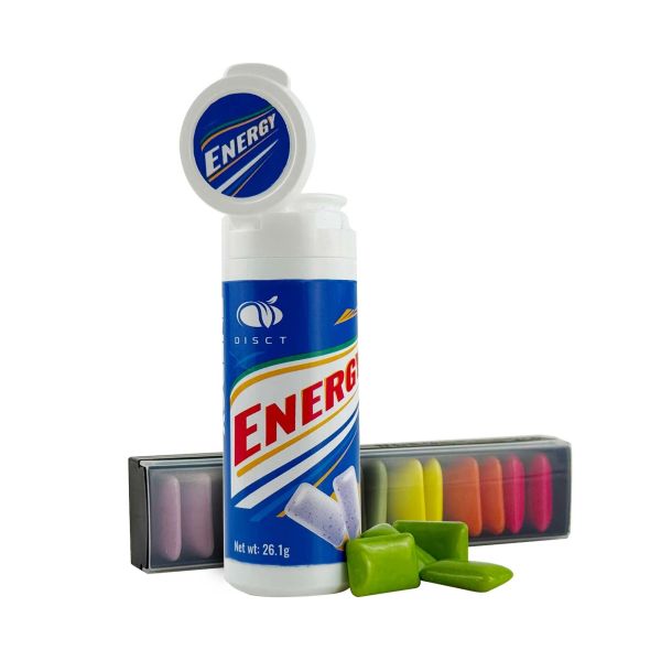 Sugar Free Vitamin B12 Energy Focus Chewing Gum With Buccal Absorption And Gluten Free Vegan Supplement